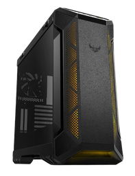 ASUS TUF Gaming GT501 metal front panel, tempered-glass side panel, 120 mm RGB fan, 140 mm PWM fan Black Case