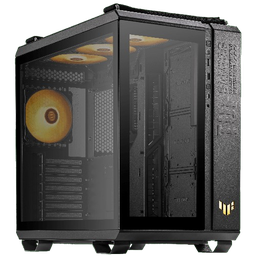 Asus TUF Gaming GT502 Plus Windowed Mid-Tower Case Tempered Glass, Black
