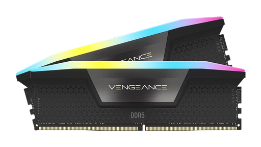 CORSAIR Vengeance RGB 32GB (2 x 16GB) 288-Pin PC DDR5 5200 Desktop Memory (Kit)