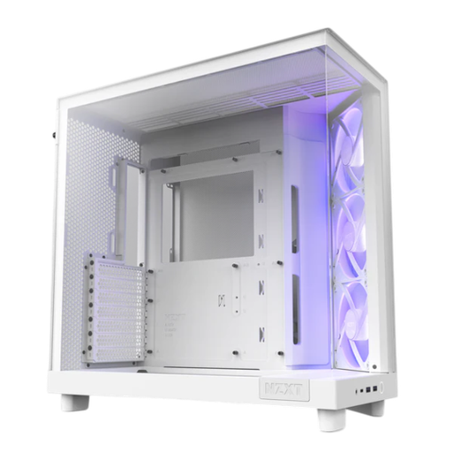 NZXT H6 Flow Compact Dual-chamber ATX Case, Thermalright White Edition