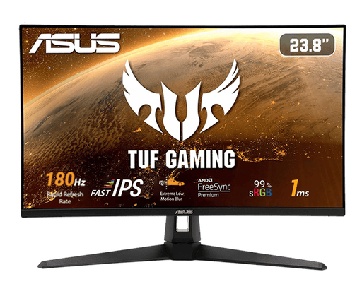 Asus TUF Gaming VG249Q3A-J- 24(23.8)-inch, FHD(1920x1080), 180Hz, Fast IPS, 1ms (GTG), FreeSync Premium, Gaming Monitor, Infiniarc edition